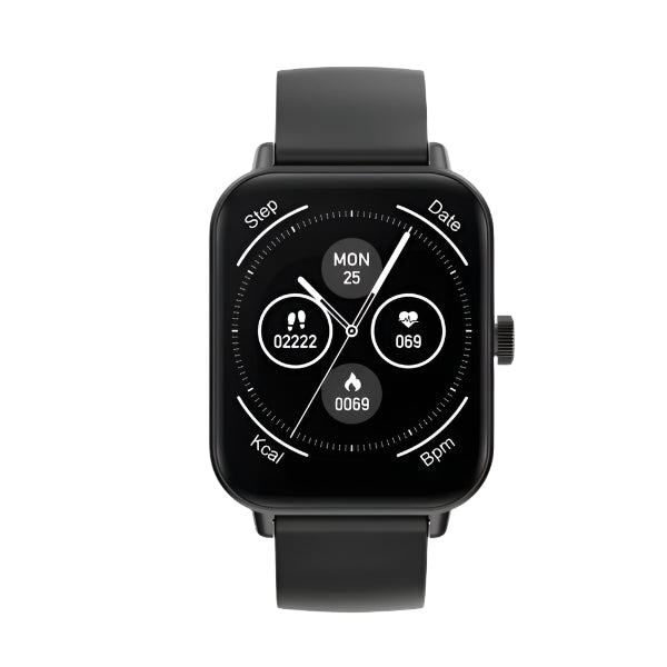 Smart Watch Luxe Aura black front