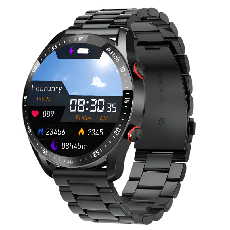 Smart Watch Luxe Elite black steel