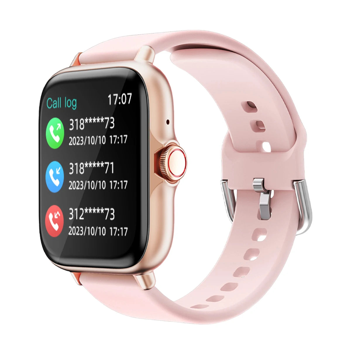 Smart Watch Pulse Fit Gold and Pink