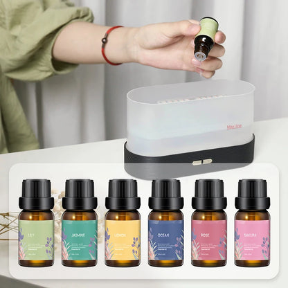 essential oil on diffuser  demonstration
